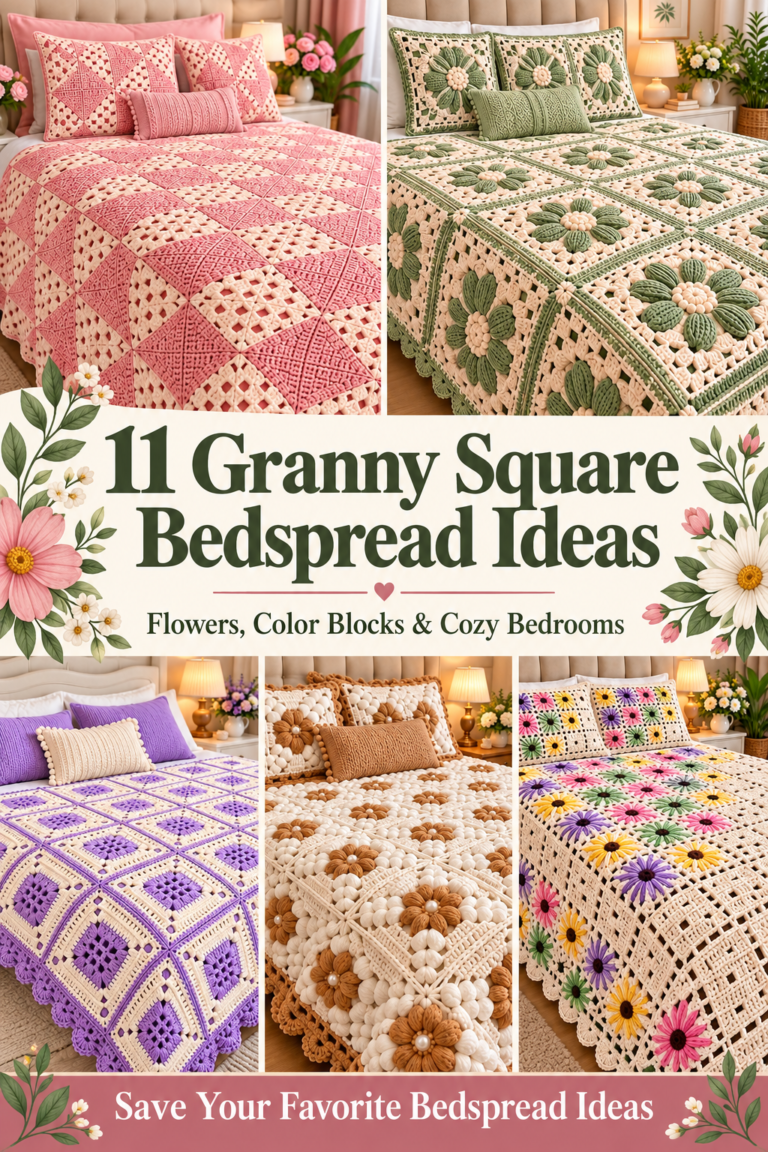 11 Granny Square Bedspread Ideas