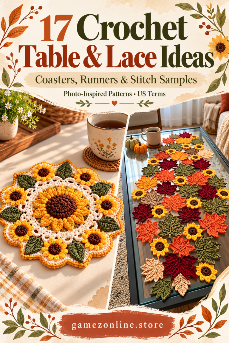crochet coaster patterns