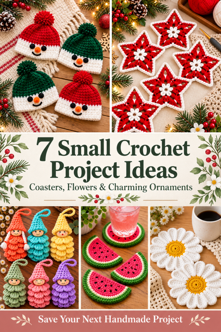 7 Small Crochet Project Ideas