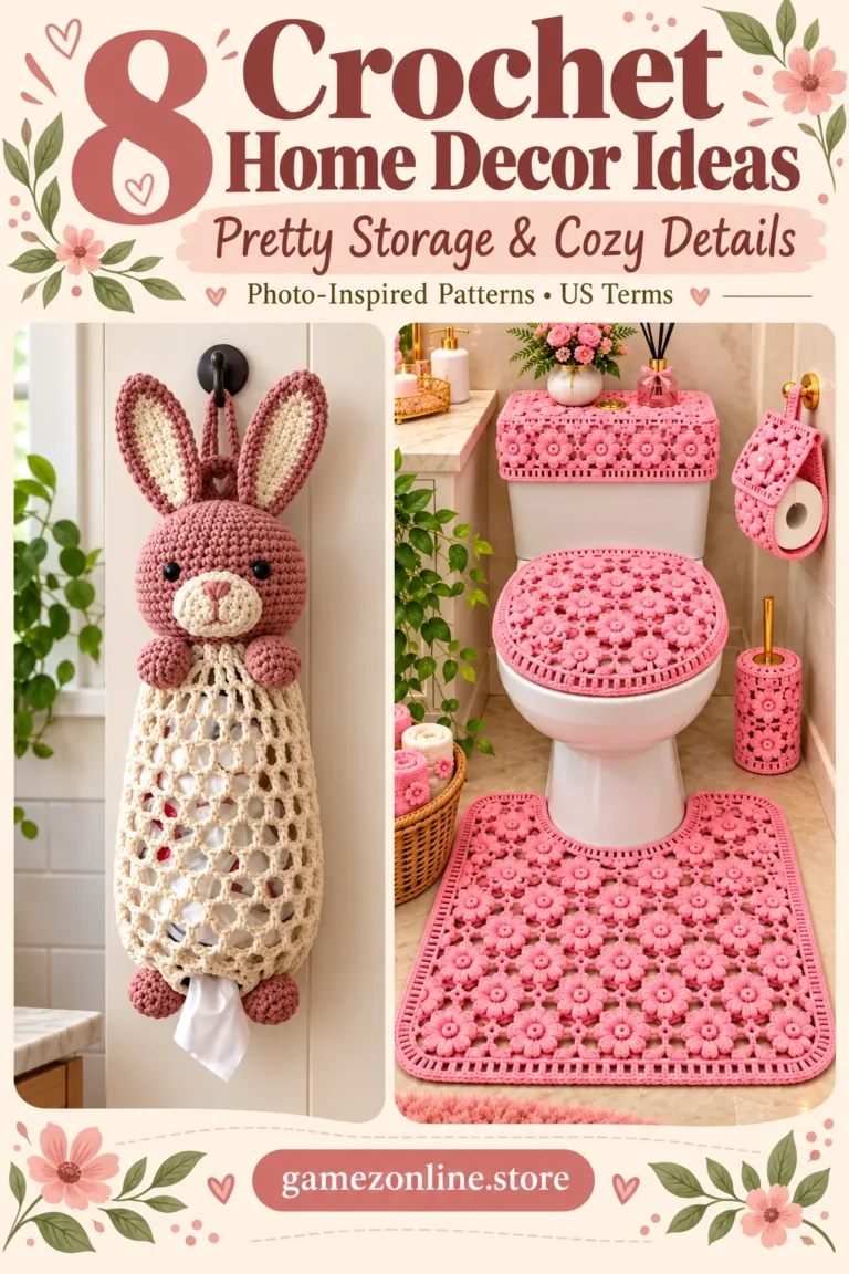 8 Crochet Home Decor Patterns for Cozy Rooms