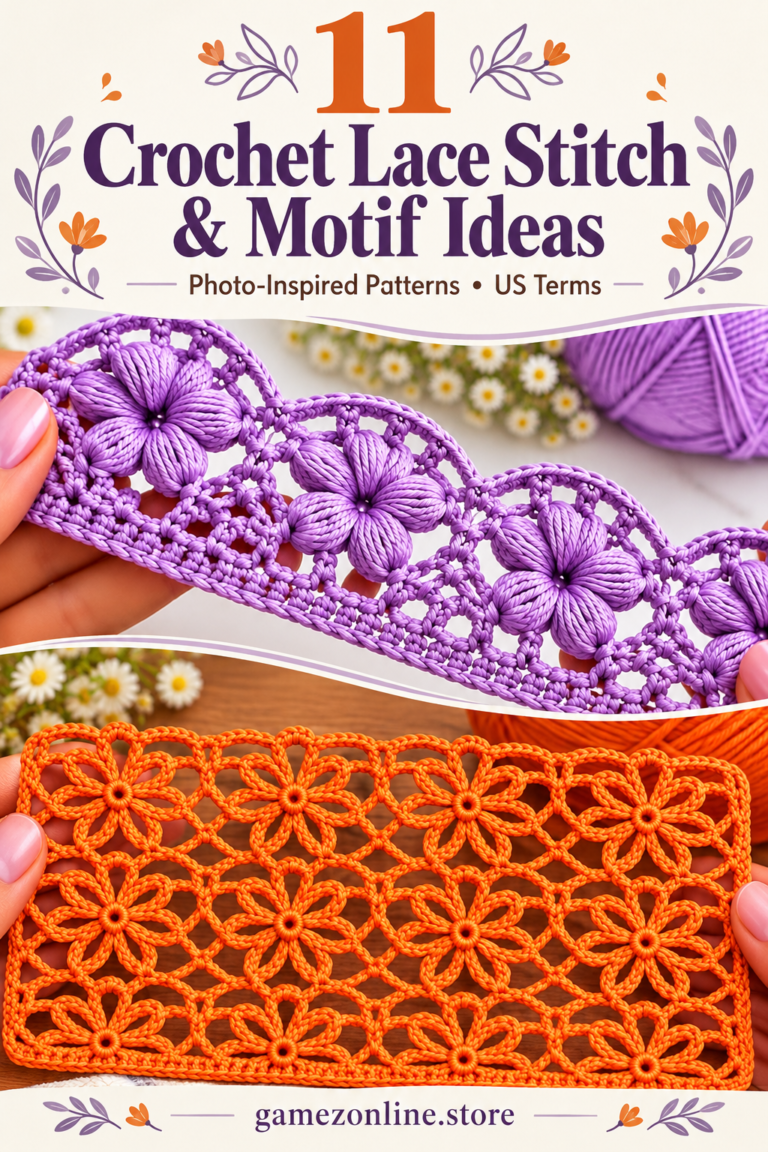 crochet lace stitch ideas