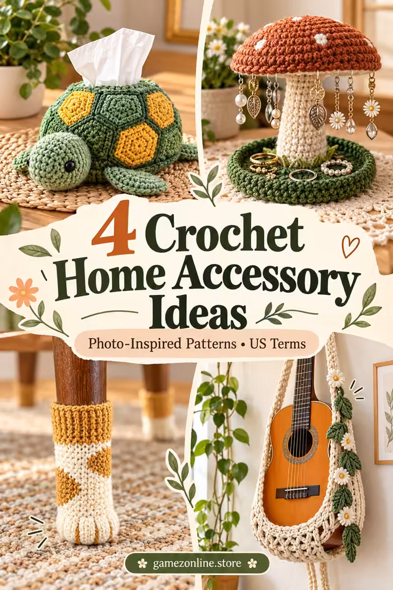 4 Crochet Home Accessory Ideas